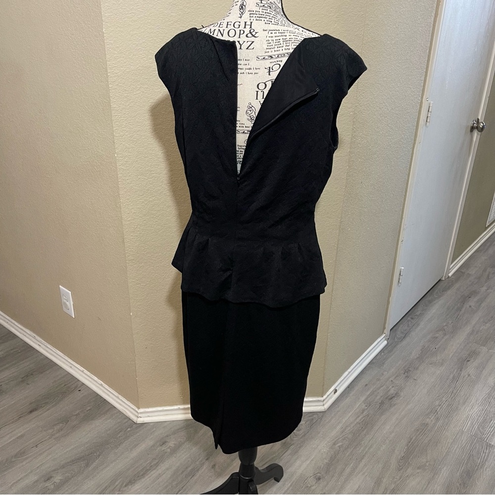 American Living Black Textured Dress - Picture 6 of 10